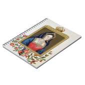Portret van Catherine Aragon (1485-1536) 1st Qu Notitieboek (Linkerzijde)