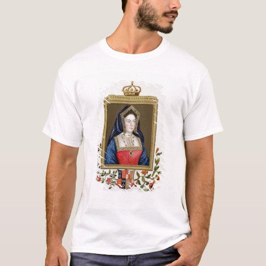 Portret van Catherine Aragon (1485-1536) 1st Qu T-shirt (Voorkant)