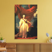 Portret van Catherine de Grote als Lawgiver Canvas Afdruk (Insitu (Woonkamer))