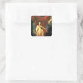 Portret van Catherine de Grote als Lawgiver Vierkante Sticker (Tas)