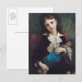 Portret van Catherine du Bouchage, 1879 Briefkaart (Voorkant / Achterkant)