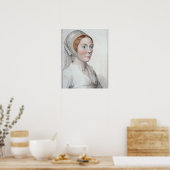 Portret van Catherine Howard (1520-42) gegraveerd  Poster (Keuken)