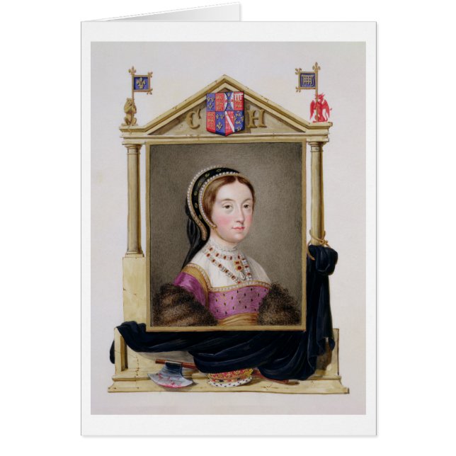 Portret van Catherine Howard (c.1520-d.1542) 5th Q (Voorkant)