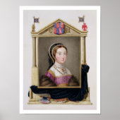 Portret van Catherine Howard (c.1520-d.1542) 5th Q Poster (Voorkant)
