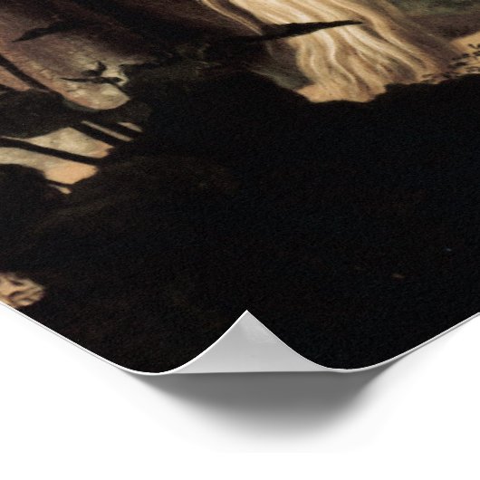 Portret van Catherine II Poster (Hoek)