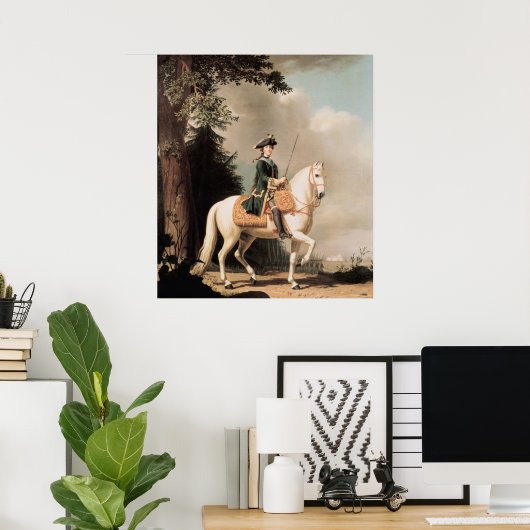 Portret van Catherine II Poster (Thuiskantoor)