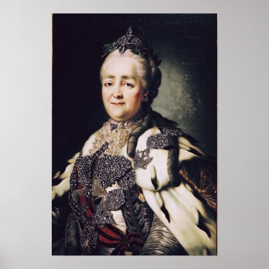 Portret van Catherine II van Rusland 2 Poster (Voorkant)