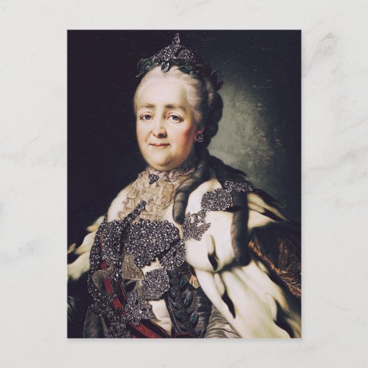 Portret van Catherine II van Rusland Briefkaart (Voorkant)