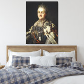 Portret van Catherine II van Rusland Canvas Afdruk (Insitu (Slaapkamer))