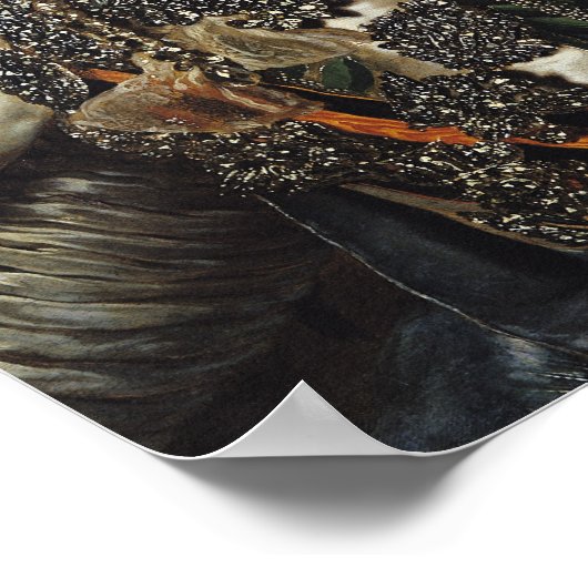 Portret van Catherine II van Rusland Poster (Hoek)