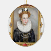 Portret van Catherine Parr (1512-1548), zesde vrou Keramisch Ornament (Links)