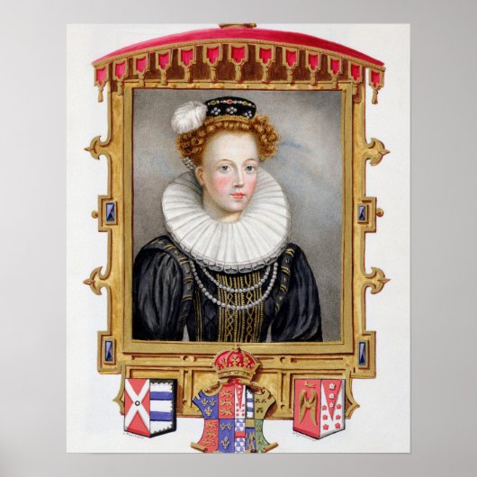 Portret van Catherine Parr (1512-1548), zesde vrou Poster (Voorkant)