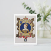 Portret van Catherine Parr (1512-48) 6e koningin v Briefkaart (Staand voorkant)