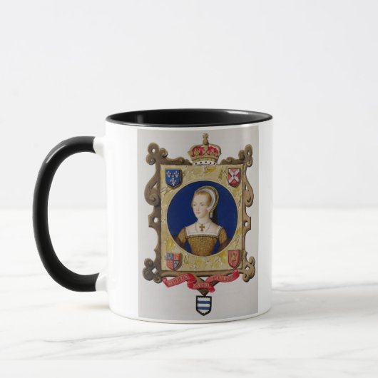 Portret van Catherine Parr (1512-48) 6e koningin v Mok (Links)