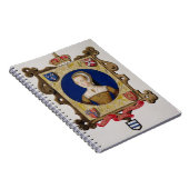 Portret van Catherine Parr (1512-48) 6e koningin v Notitieboek (Rechterzijde)