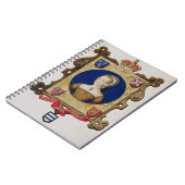 Portret van Catherine Parr (1512-48) 6e koningin v Notitieboek (Linkerzijde)