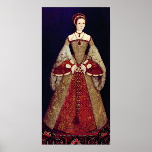 Portret van Catherine Parr, 1545 Poster