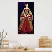 Portret van Catherine Parr, 1545 Poster (Keuken)