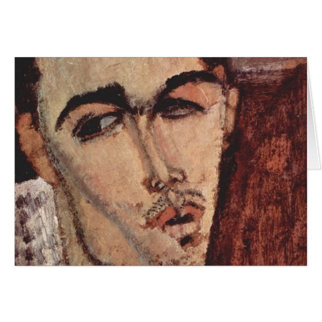 Portret van Celso Lagar - Amedeo Modigliani (Voorkant Horizontaal)