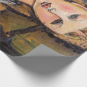 Portret van Ceroni, Modigliani Cadeaupapier (Hoek)