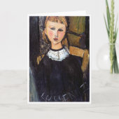 Portret van Ceroni, Modigliani Kaart (Voorkant)