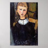Portret van Ceroni, Modigliani Poster (Voorkant)