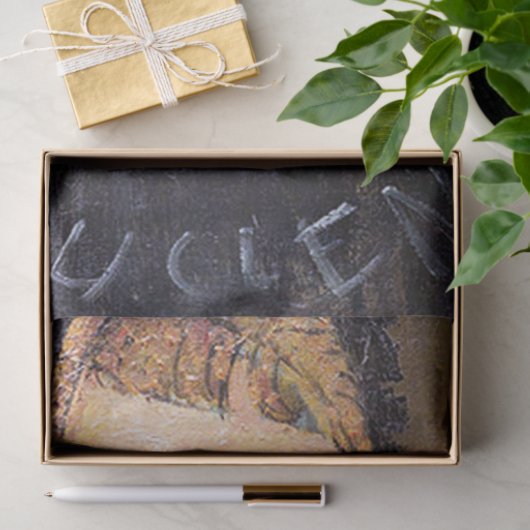 Portret van Ceroni, Modigliani Tissuepapier (Geschenk)