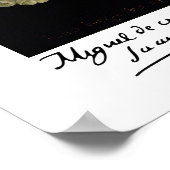 Portret van Cervantes Poster (Hoek)