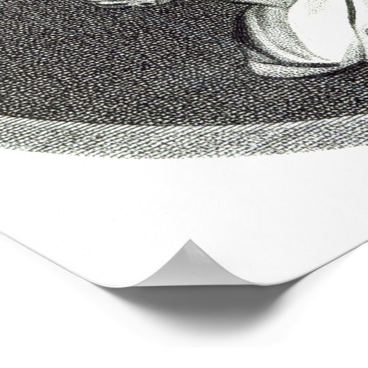 Portret van Charlemagne Poster (Hoek)