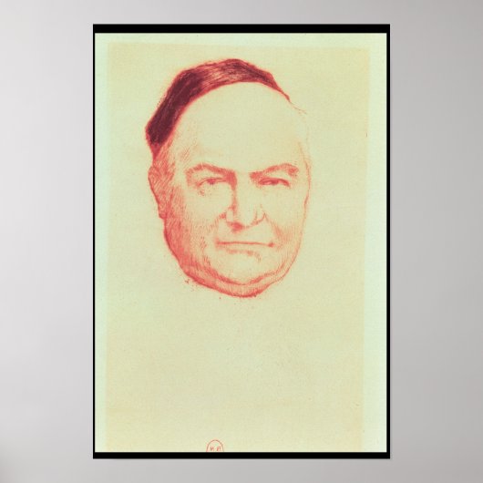 Portret van Charles Augustin Sainte-Beuve Poster (Voorkant)