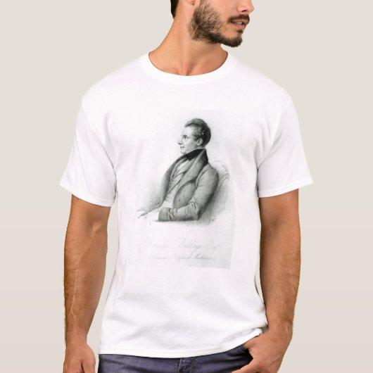 Portret van Charles Babbage 1832 T-shirt (Voorkant)