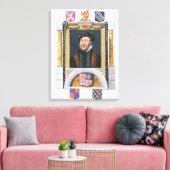 Portret van Charles Brandon (1488-1545) Hertog van Canvas Afdruk (Insitu (Woonkamer))