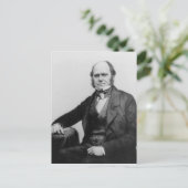 Portret van Charles Darwin, 1854 Briefkaart (Staand voorkant)