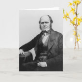 Portret van Charles Darwin, 1854 Kaart (Gele Bloem)