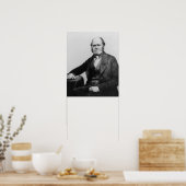 Portret van Charles Darwin, 1854 Poster (Keuken)
