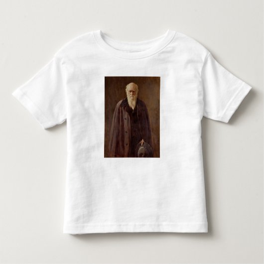 Portret van Charles Darwin 1883 Kinder Shirts (Voorkant)