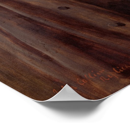 Portret van Charles Darwin 1883 Poster (Hoek)