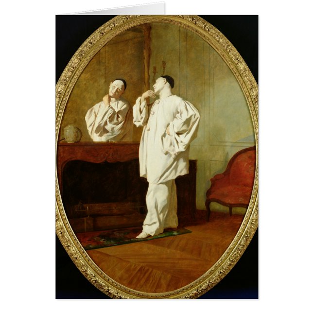 Portret van Charles Deburau (Voorkant)