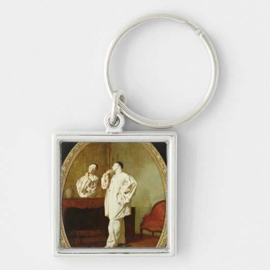 Portret van Charles Deburau Sleutelhanger (Voorkant)