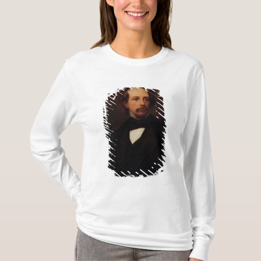 Portret van Charles Dickens 1855 T-shirt (Voorkant)