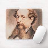 Portret van Charles Dickens, 1869 Muismat (Met muis)
