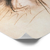 Portret van Charles Dickens, 1869 Poster (Hoek)