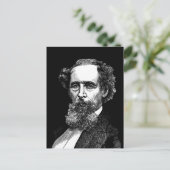 Portret van Charles Dickens Briefkaart (Staand voorkant)