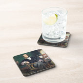 Portret van Charles Dickens (olie op canvas) Drankjes Onderzetter (Rechterzijde)