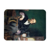 Portret van Charles Dickens (olie op canvas) Magneet (Horizontaal)