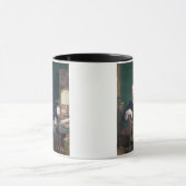 Portret van Charles Dickens (olie op canvas) Mok (Midden)