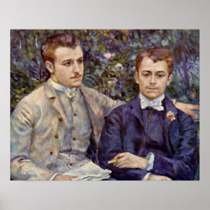 Portret van Charles en Georges Poster