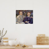Portret van Charles en Georges Poster (Keuken)