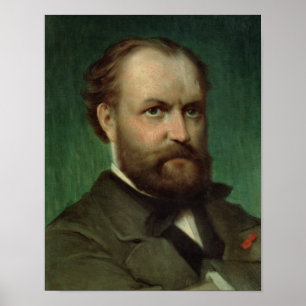 Portret van Charles Gounod Poster