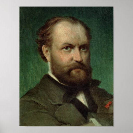 Portret van Charles Gounod Poster (Voorkant)